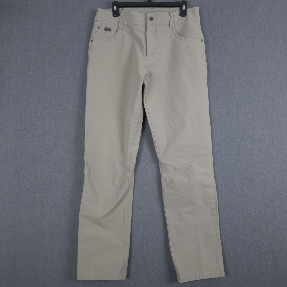 Kuhl Resistor Jean Mens 33x32 (Fits 32x31) Khaki Outdoor Hiking Pants 5223